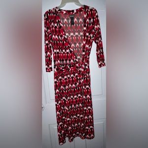 Red and Black Dress. Size 6.